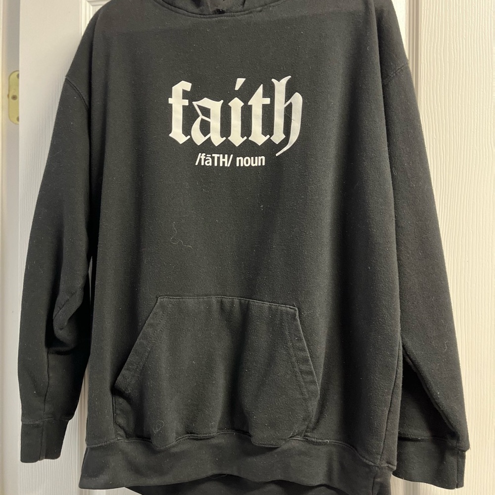 Black Faith Hoodie